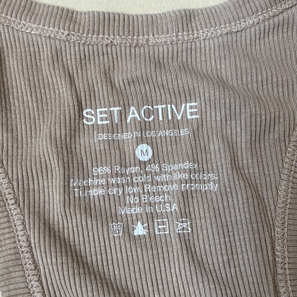 Set active set basics ribbed tank - Picture 3 of 3